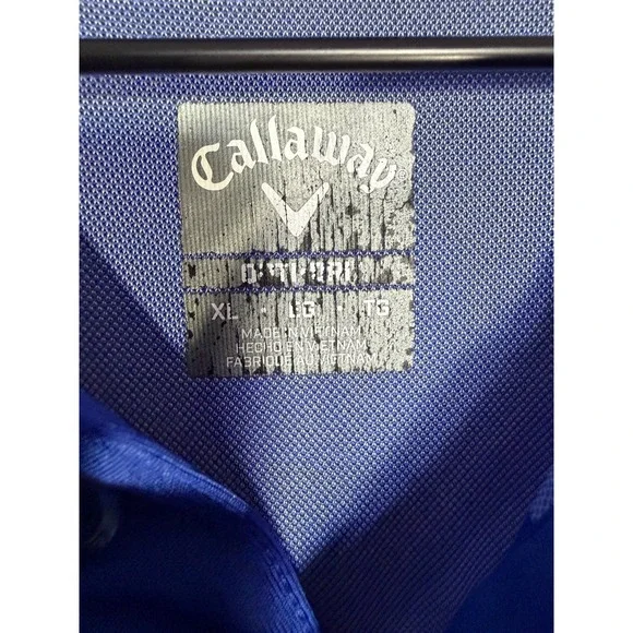 Callaway Golf Opti-Dri Polo Shirt Mens XL Light Blue Performance Casual Modern - Picture 4 of 4